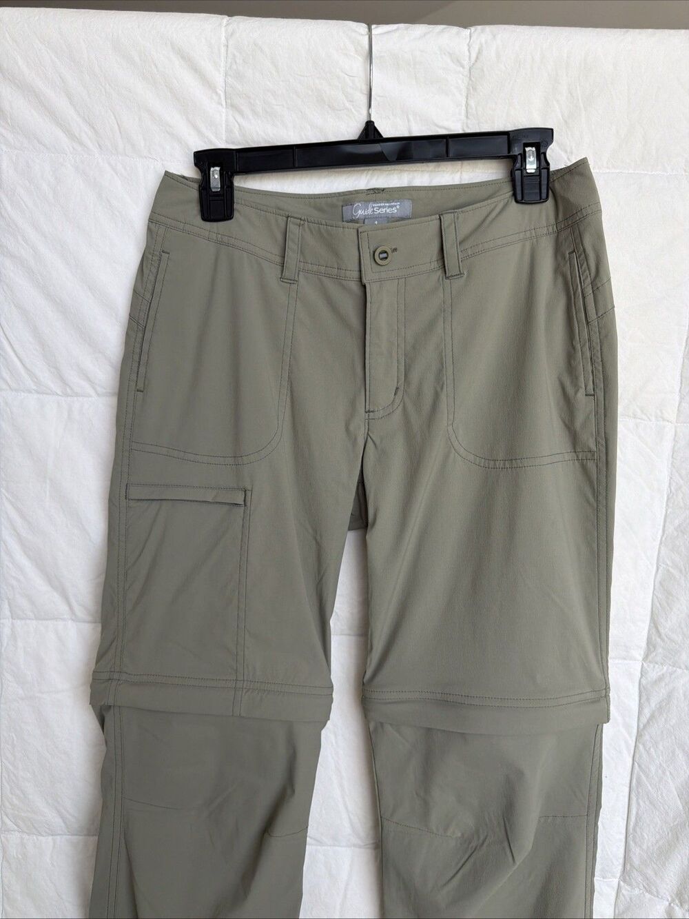 GANDER MOUNTAIN Guide Series Hiking Zip-Off Convertible Cargo Pants Size 4